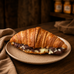 Croissant de Frijol y Queso